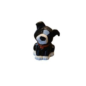 Fisher Price Little People Black White Dog Figure Replacement Learning Camper